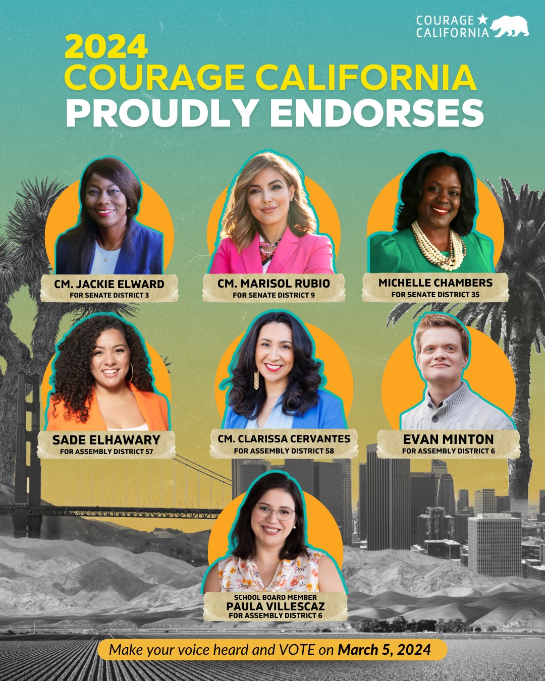 2024 Primary Election Endorsements Courage California