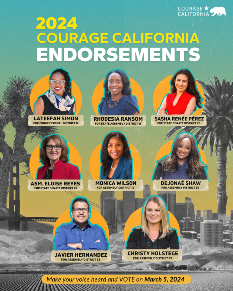 2024 Primary Election Endorsements Courage California